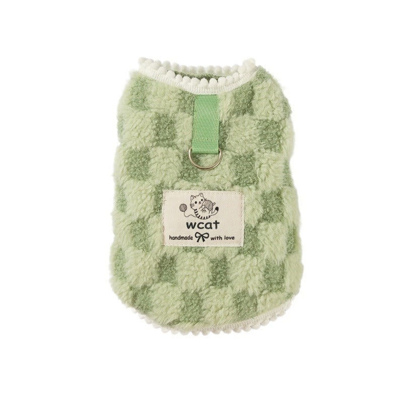 Automne et hiver Coréen Version chien mignon caricature petit ours Sportswear Chat Teddy Pet Clo