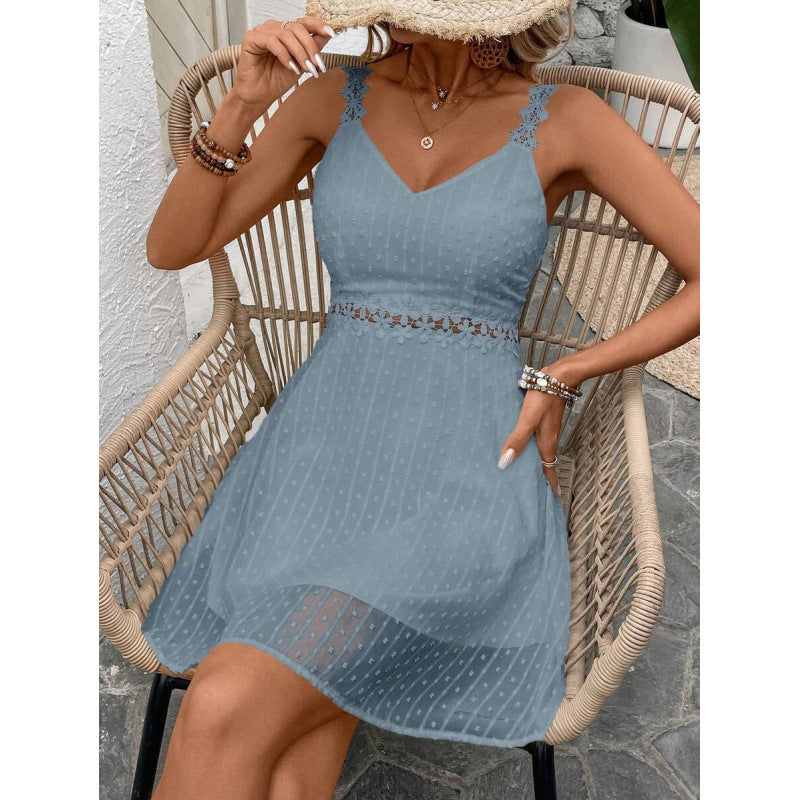 Robe décontractée sans manches pour femmes