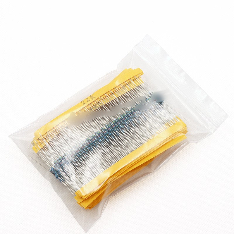 1-4W Anneau de cinq couleurs en métal Film de résistance Pack de 30 valeurs 20 Chaque 600pcs