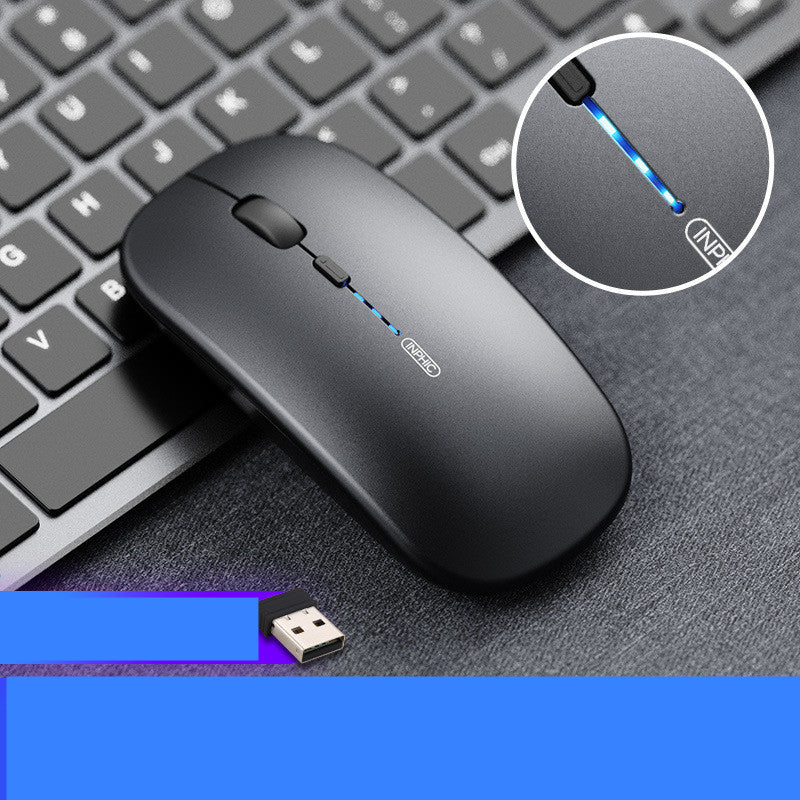 Mouse sans fil de charge de bureau silencieux
