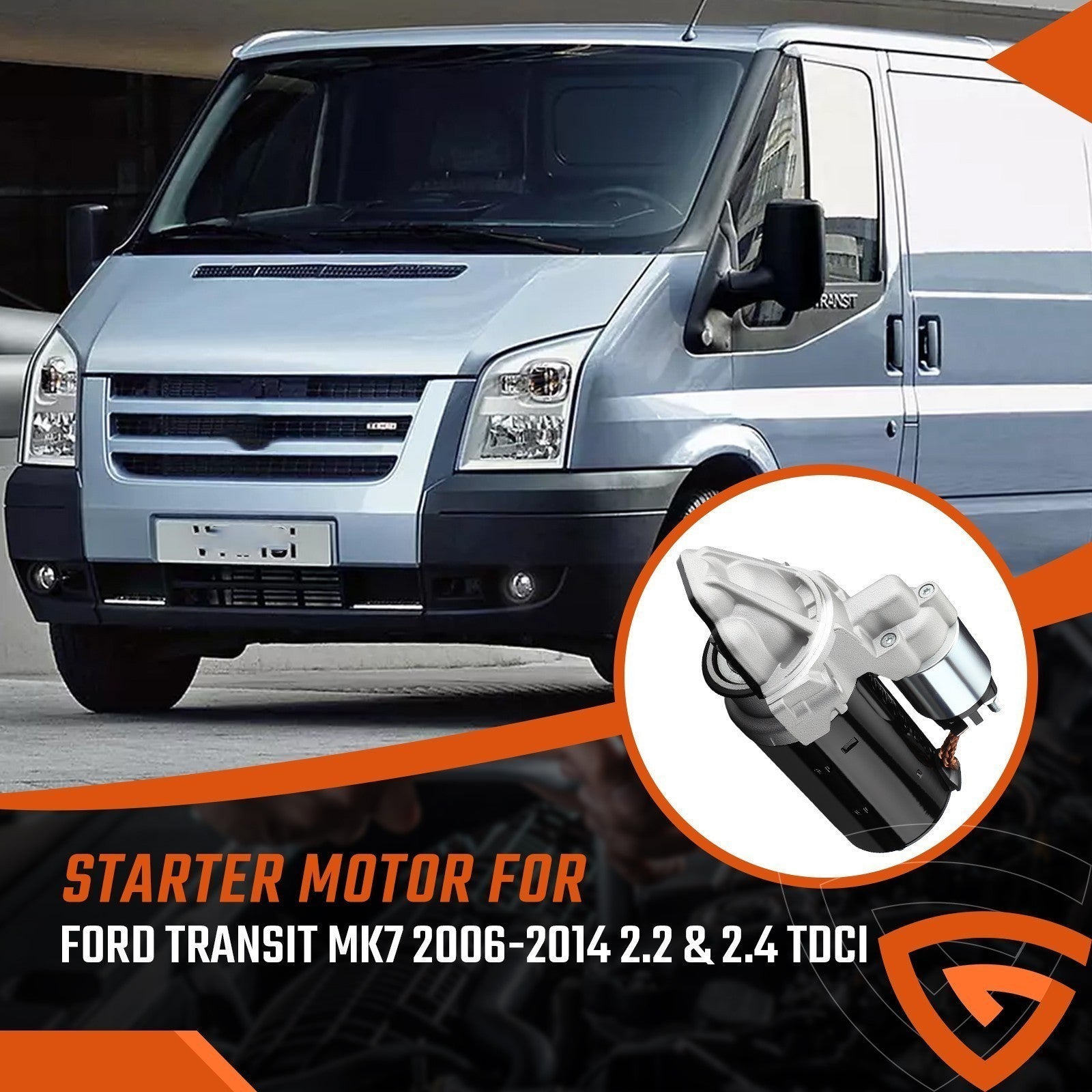 LRS02243 Pour Ford Transit Mk7 2.2 Fwd 2.4 Tdci Td démarreur lourd 1669558