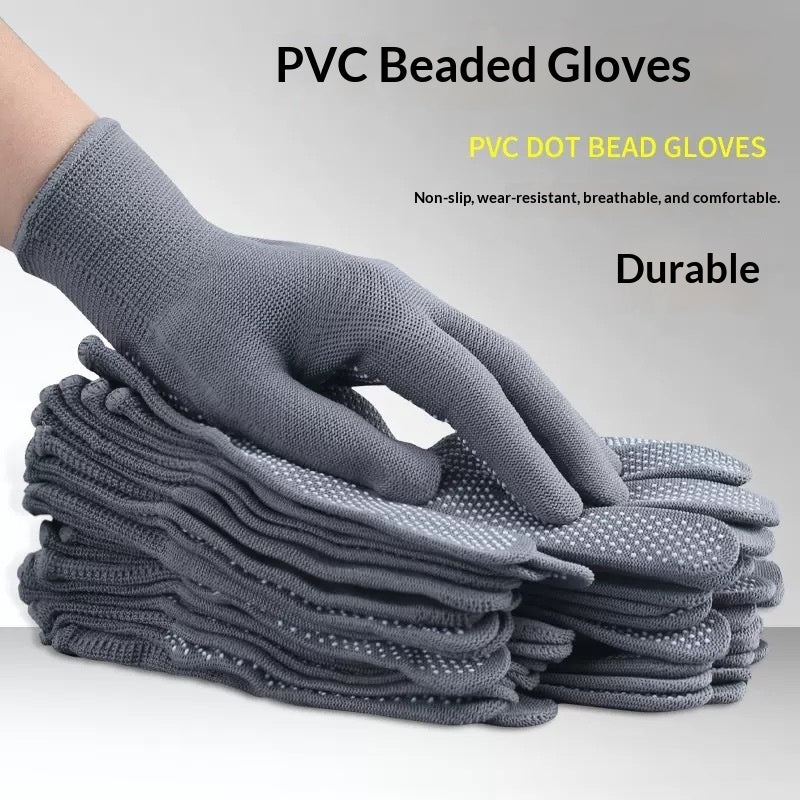 Antidérapant en nylon Et des gants de travail résistants à l'abrasion