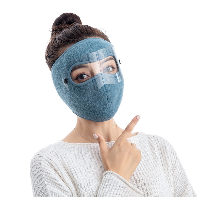 Masque de vélo d'hiver à l'épreuve de la poussière épaisse pour les femmes