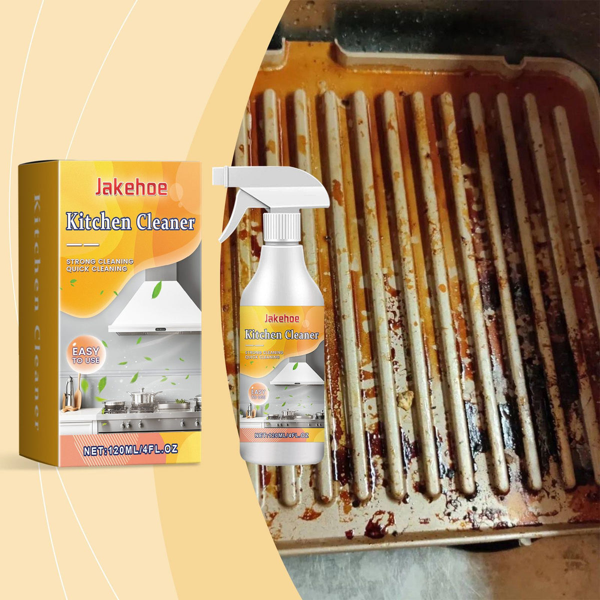 Vaporisateur de dégraisseur de cuisine JAKEHOE