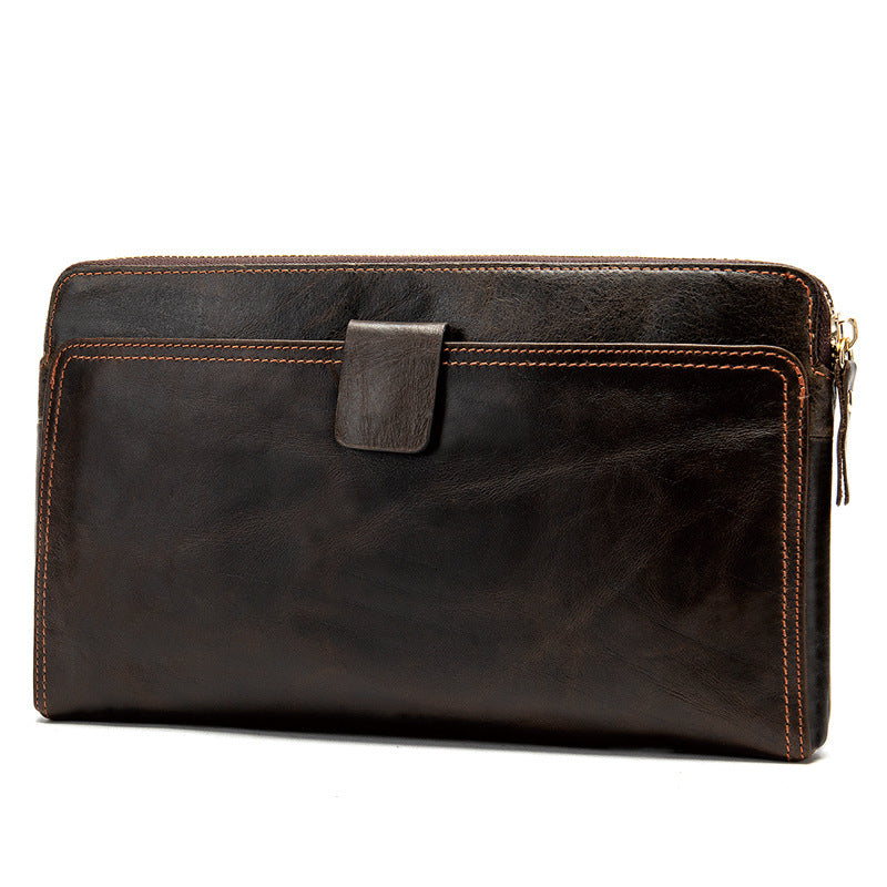 Top Layer Cattlehide en cuir Mode personnalisé hommes d'affaires