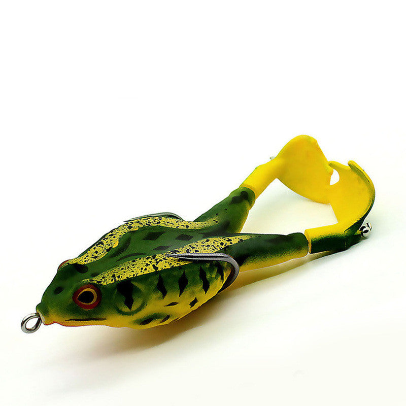 Ensemble de grenouilles à deux pattes rotatives Luya Fake Bait
