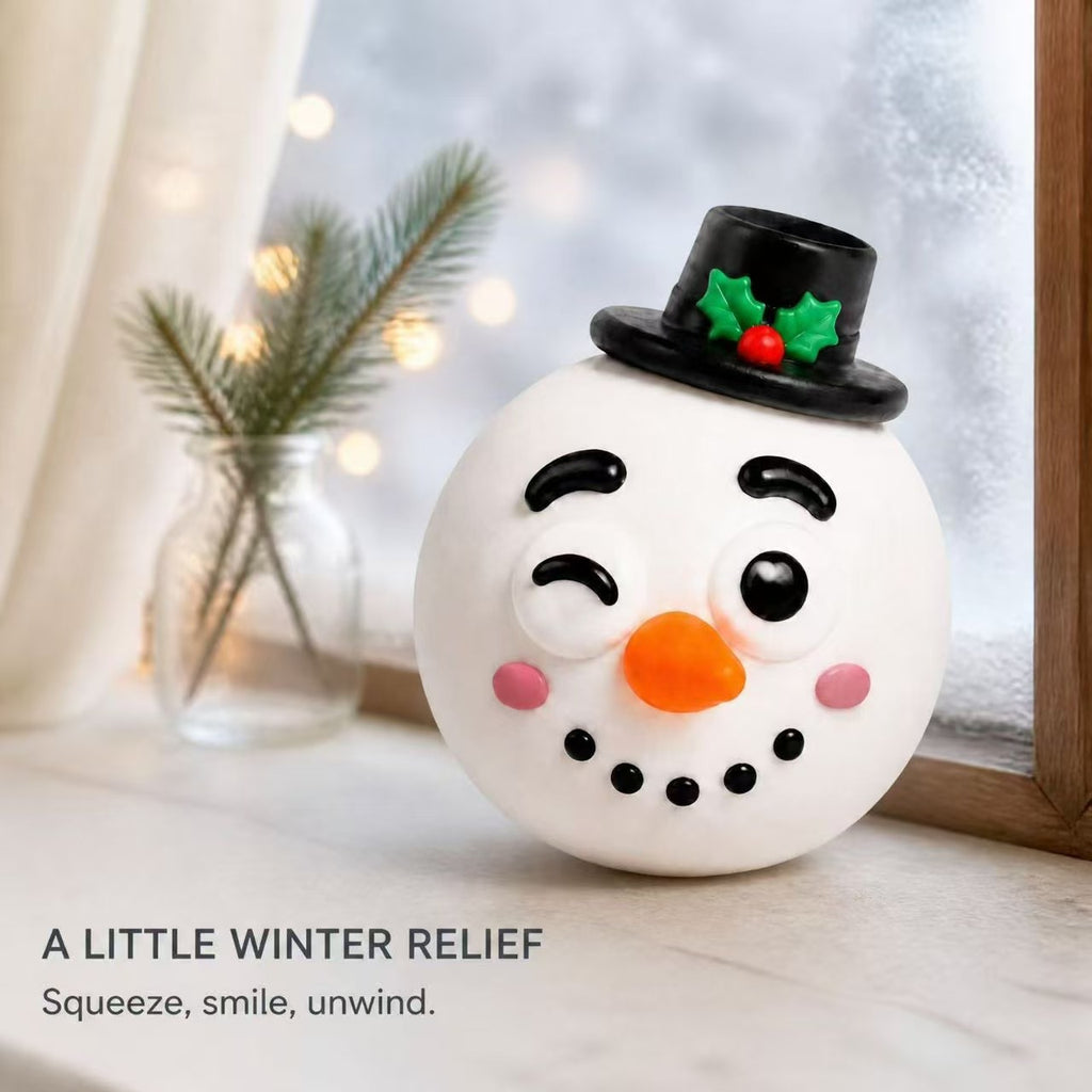 Jouet anti-stress de la balle de Noël