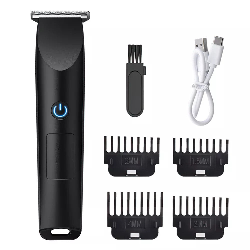 Cheveux professionnels sans fil pour hommes et cheveu de barbe - Kit de rasoir électrique complet