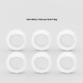 Verres anti-dérapant silicone anneau-blanc