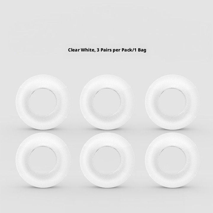 Verres anti-dérapant silicone anneau-blanc