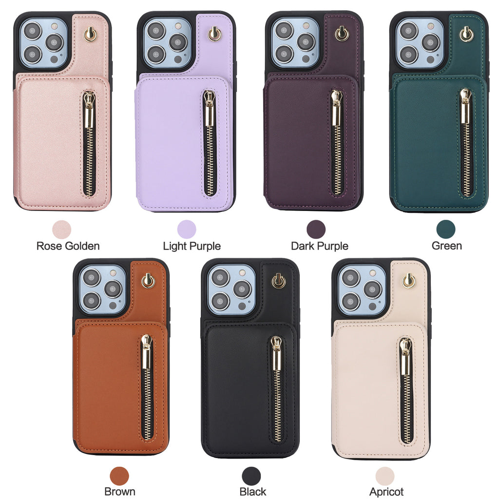 Porte-cartes zippées créative Corde cas téléphone