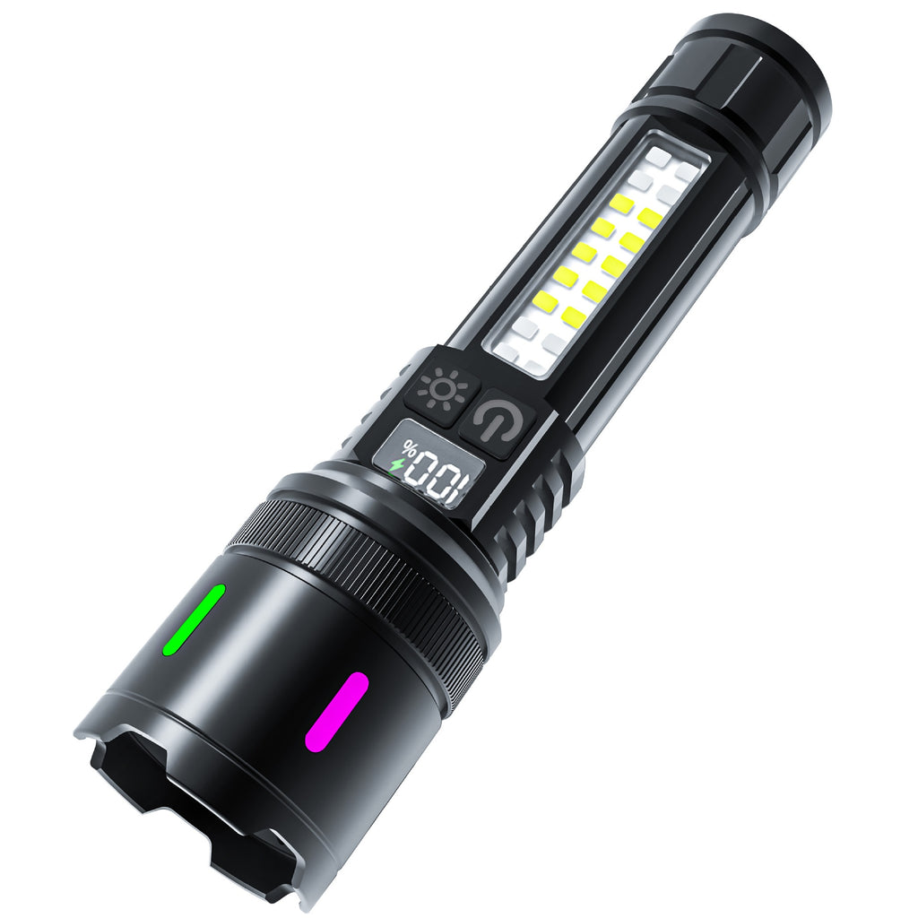 Lampe de poche portable longue durée avec capacité de charge