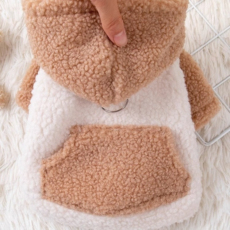 Manteau à capuche en coton, épais et chaud