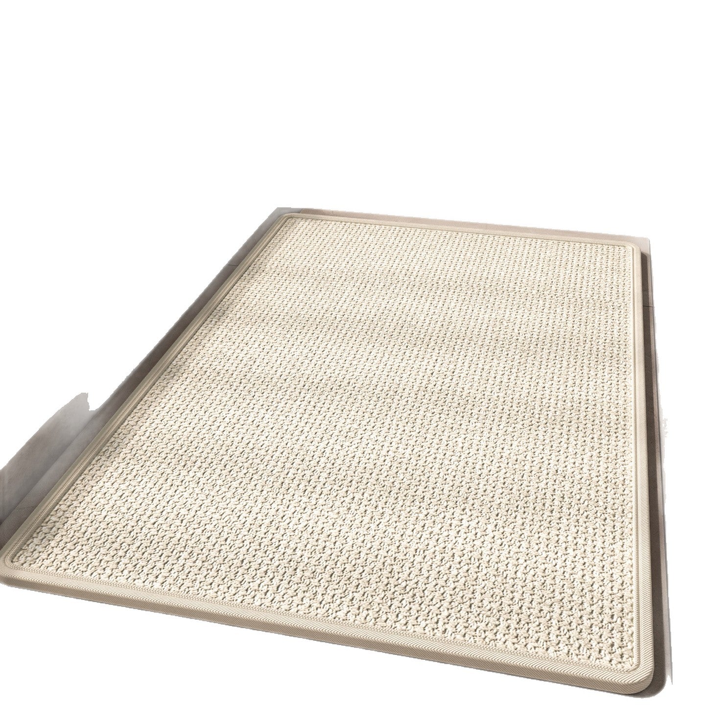 Tapis de porte d'entrée Tapis de bain antidérapant tissé en lin