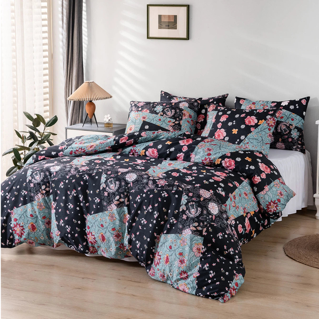 Accueil Textiles Literie Transfrontalière Exclusive Colorée Géométrique Marbré imprimé