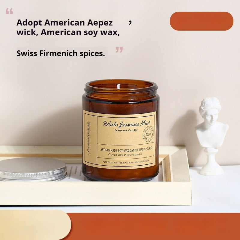 Bougie d'aromathérapie sans fumée de la cire de soja haut de gamme