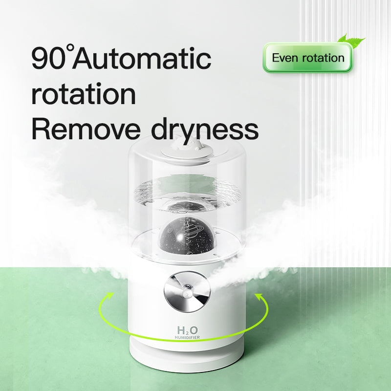 Accueil Petit humidificateur de projection rotative intelligent
