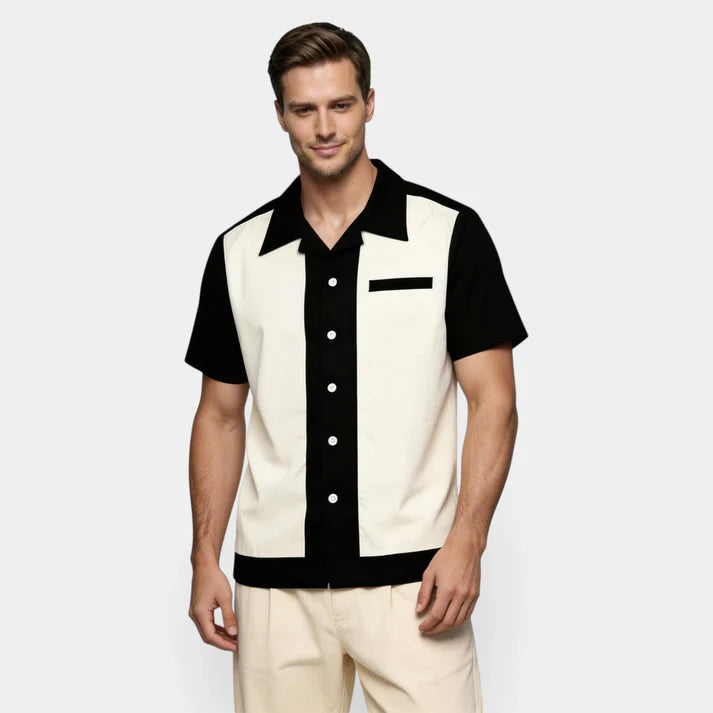 Homme Mode Casual British Design Été Chemise à manches courtes