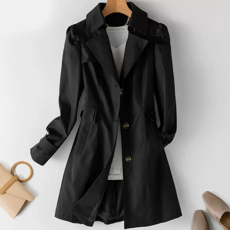 Veste européenne et américaine Slim Fit Mid Longueur brise-vent