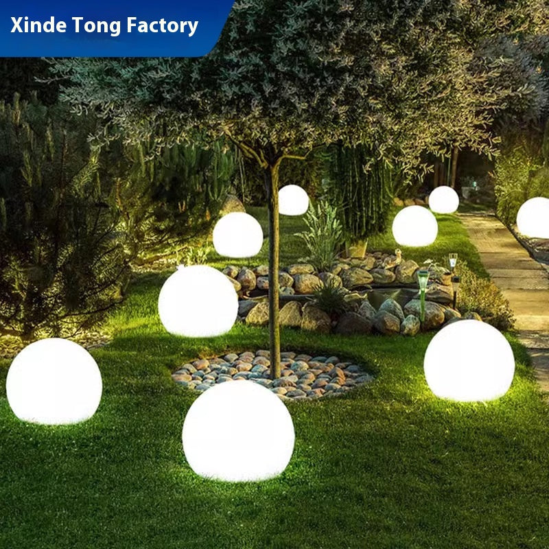 Villa Courtyard lampe de paysage extérieur étanche sphérique
