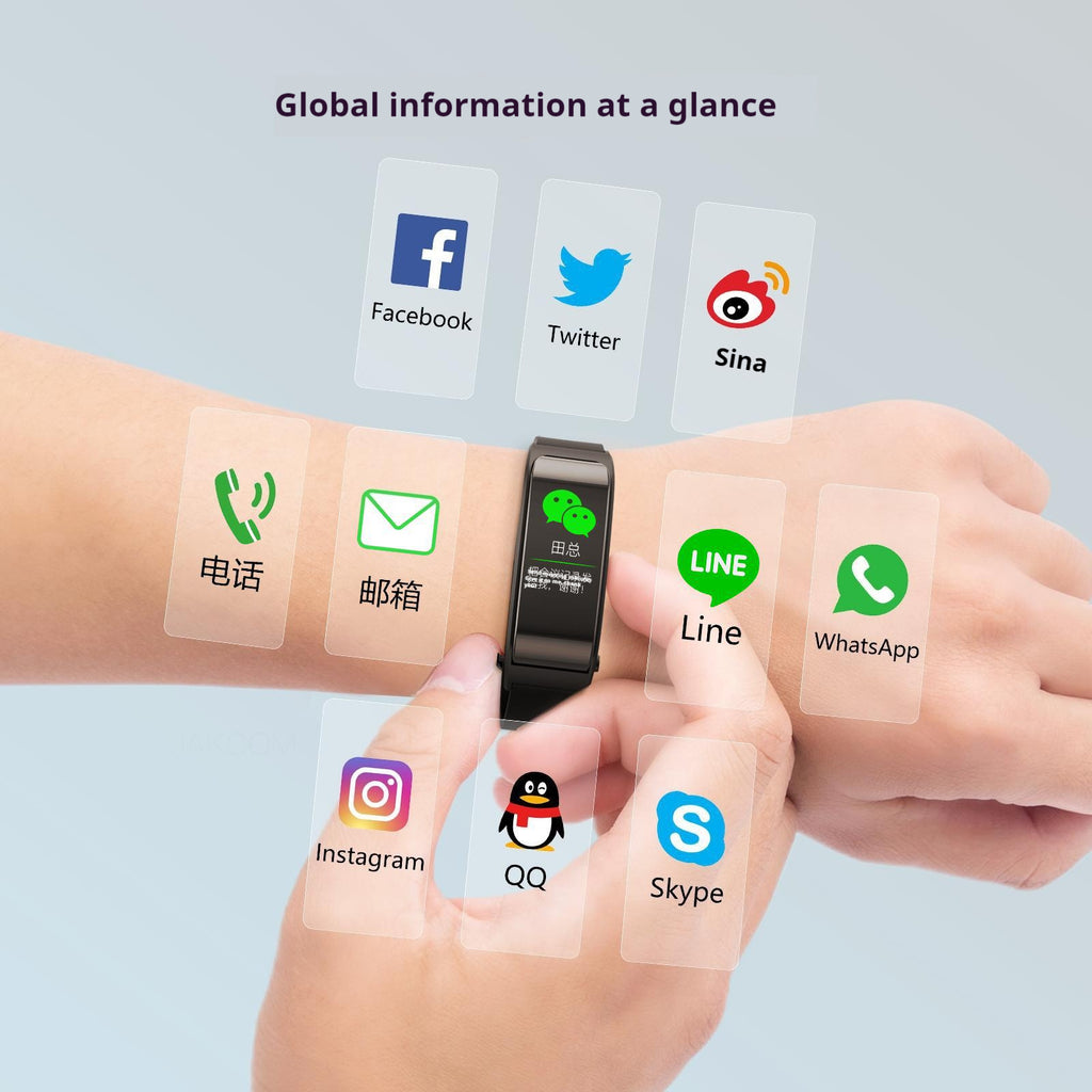 Bracelet de sport d'appel intelligent F2