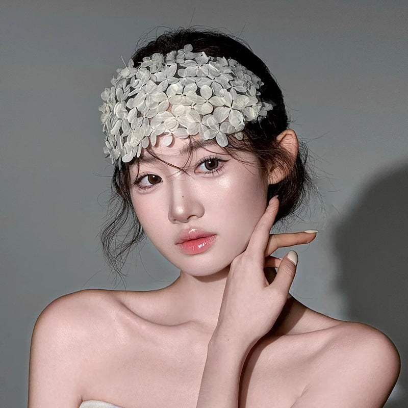 White Half Garland Headband Hair Band Head Accessoires