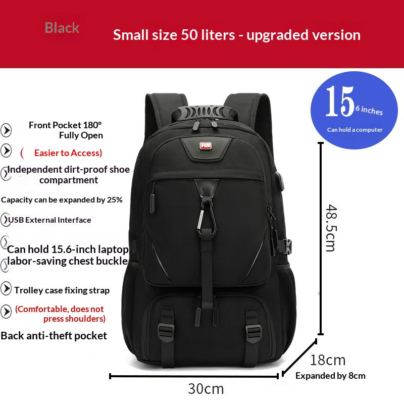 Outdoor Mountainering Waterproof Sac à bagages de voyage extra grande capacité