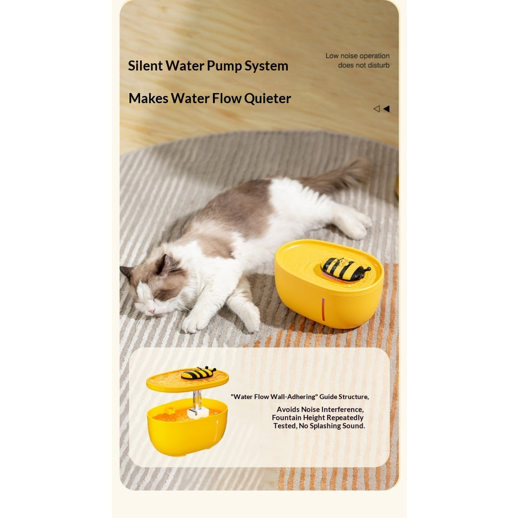 Fontaine automatique d'eau pour animaux avec filtre