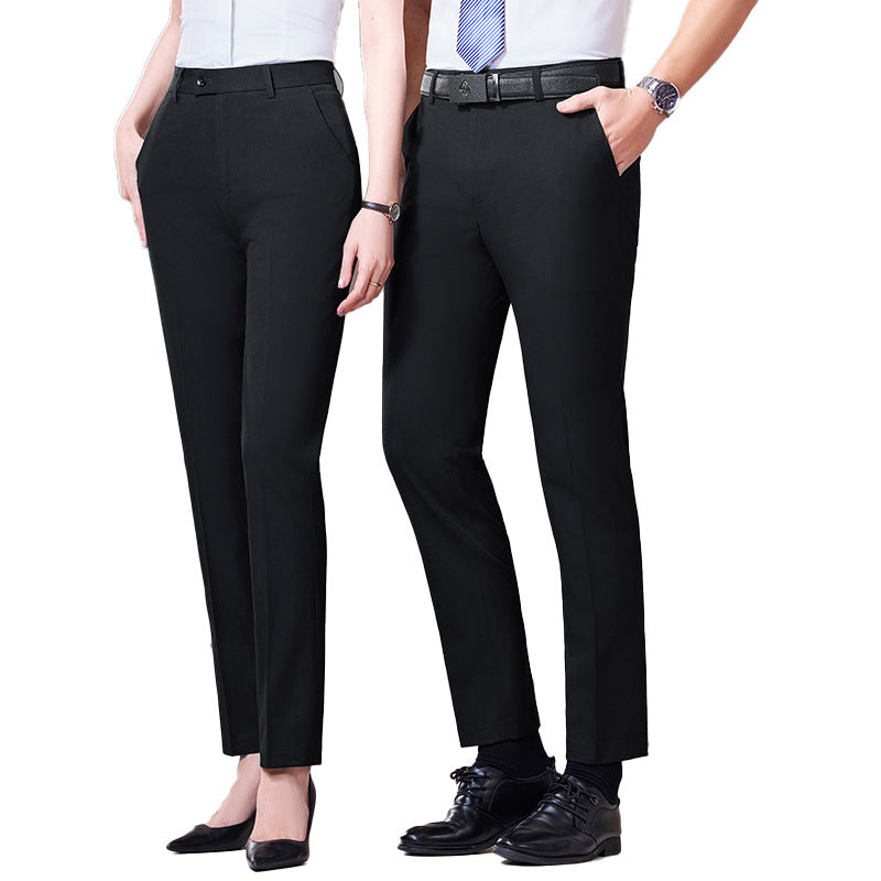 Pantalons formels à drap sur mesure à taille élevée Ce flatter