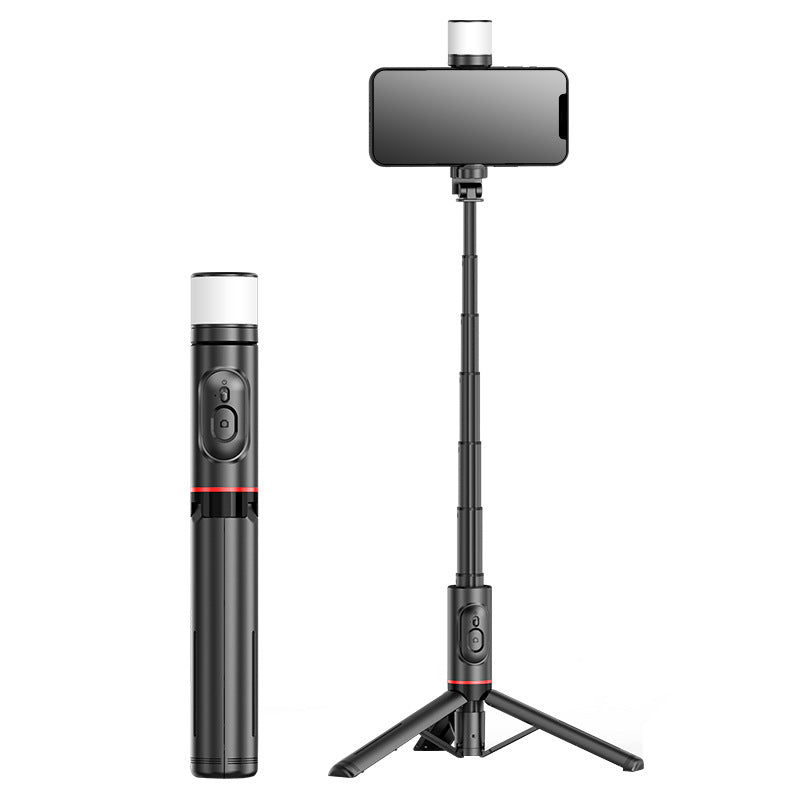 Mobile Phone Live Streaming Extension Pole Bluetooth Aluminum Alloy Desktop LED Fill Light
