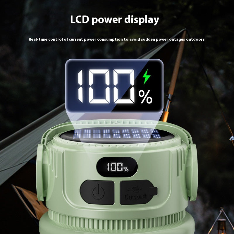 Solaire multipaire réglable extérieur Portable Charge Camping Lanterne