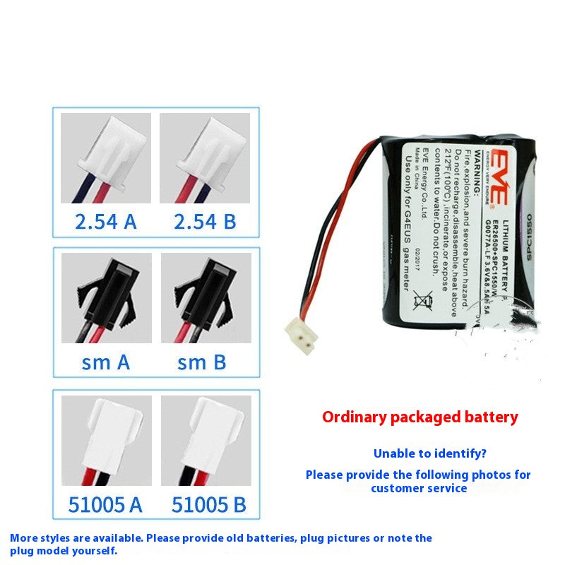 ER26500 Compteur d'eau Compteur de gaz Batterie au lithium
