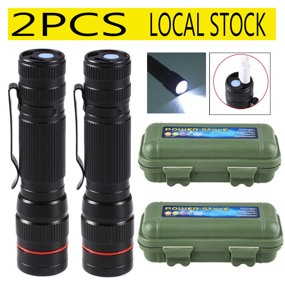 250000LM USB lampe de poche rechargeable LED Mini stylo lampe tactique torche petite lampe