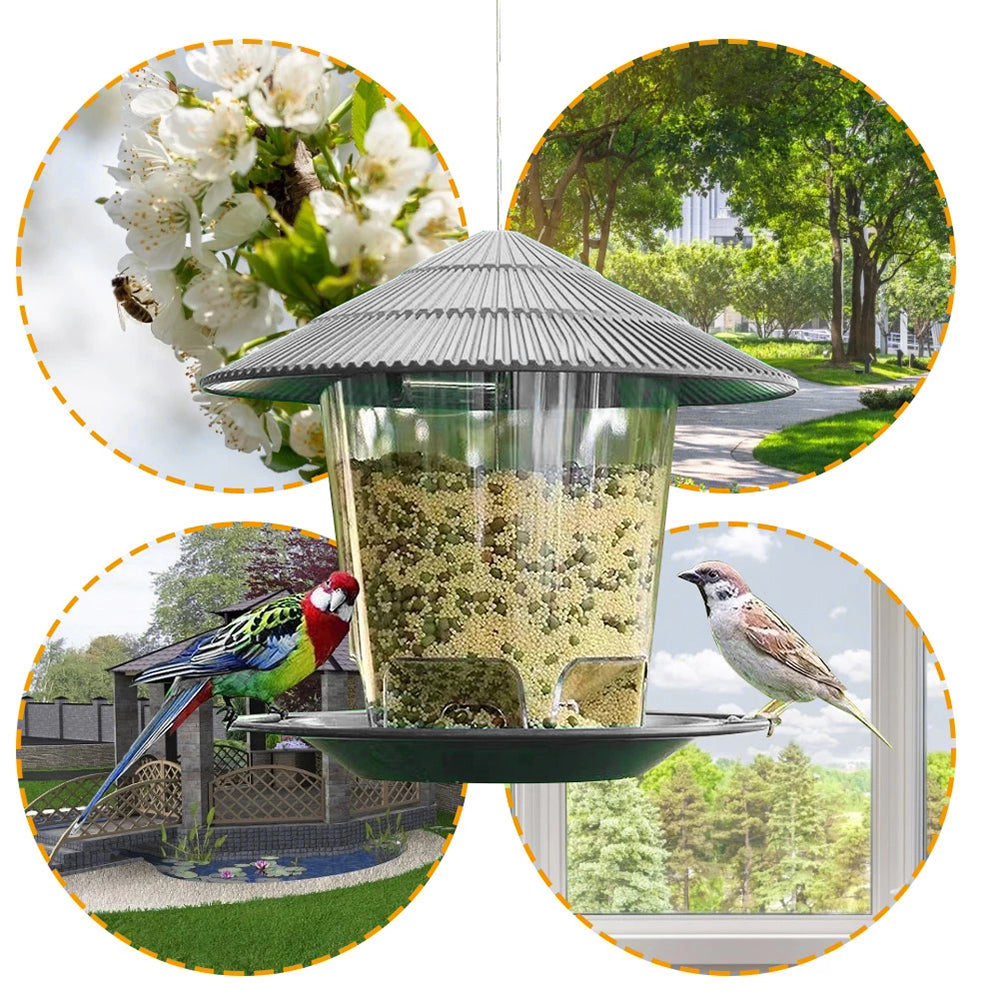 Jardin extérieur Suspension d'oiseaux métalliques