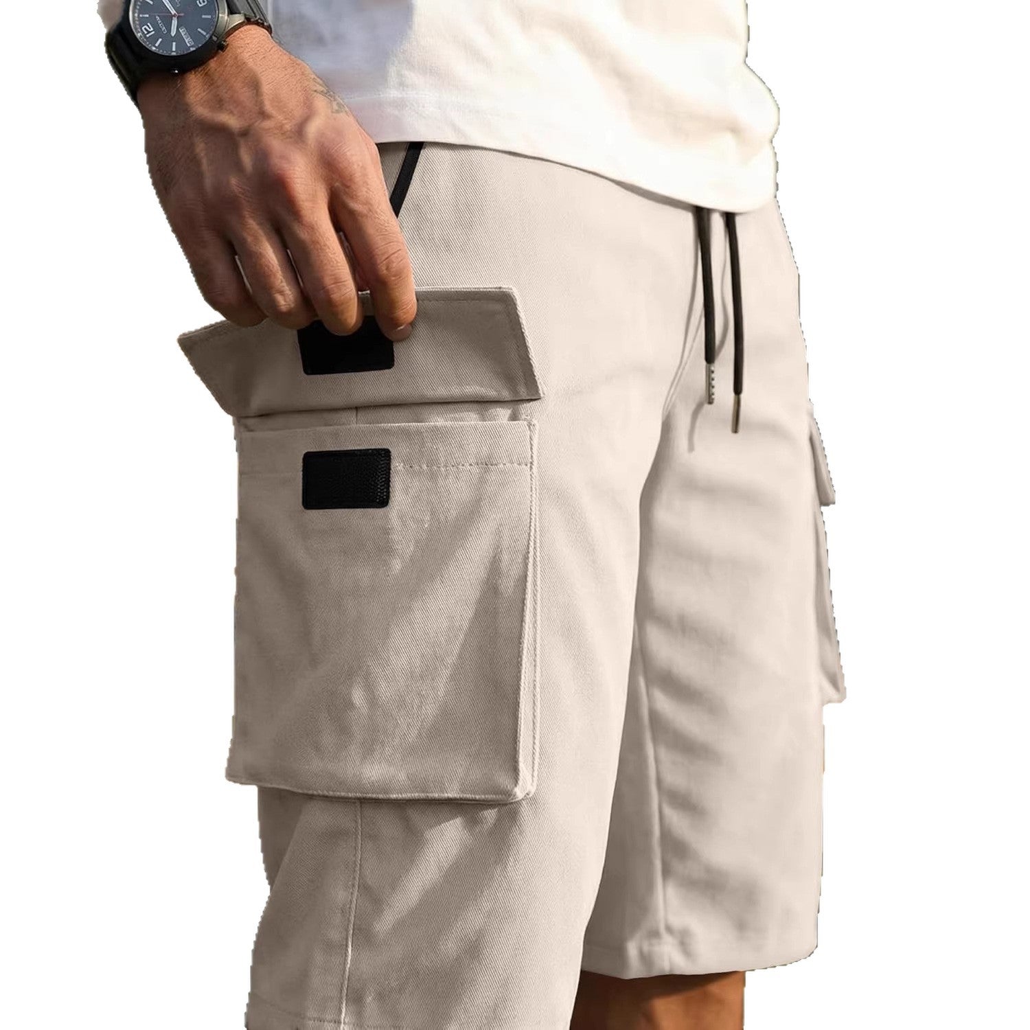 Short d'utilité élégant et polyvalent pour hommes
