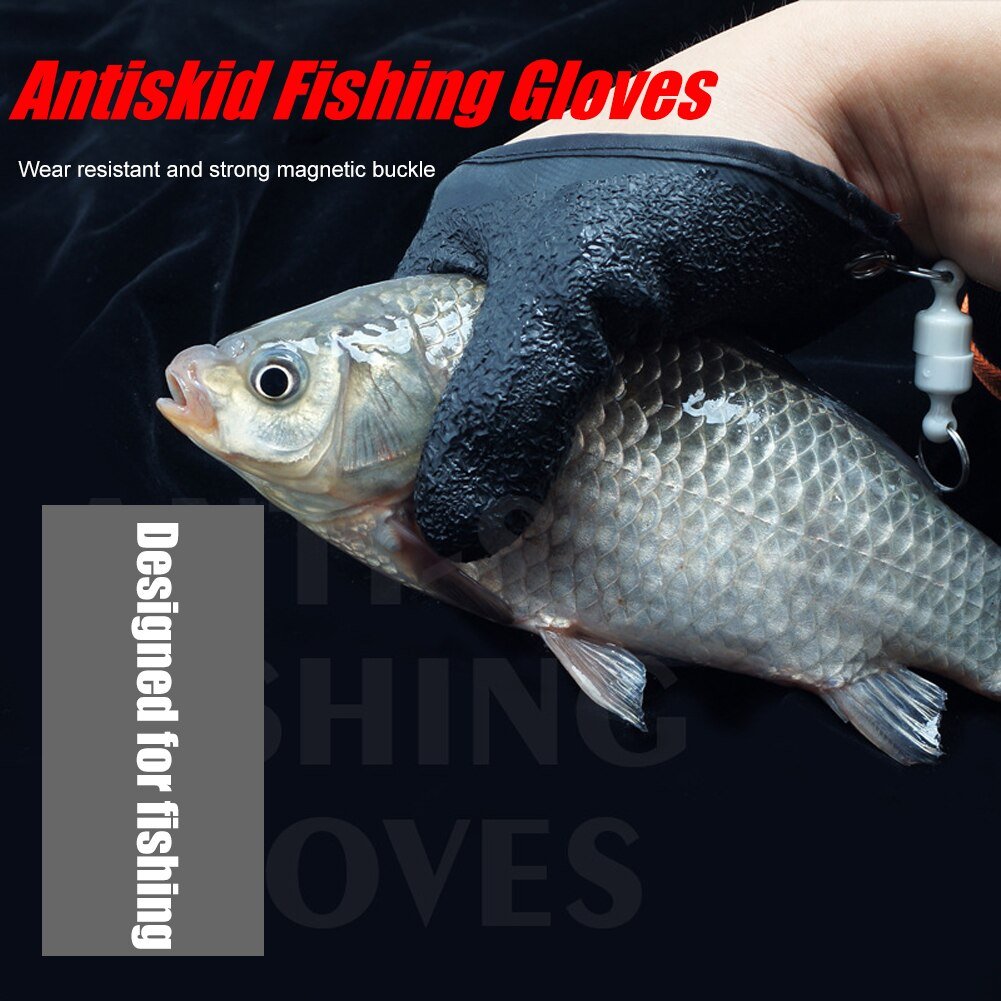 Gants de pêche antidérapants protéger la main contre les éclats de crevaison Pêcheur professionnel Catch F