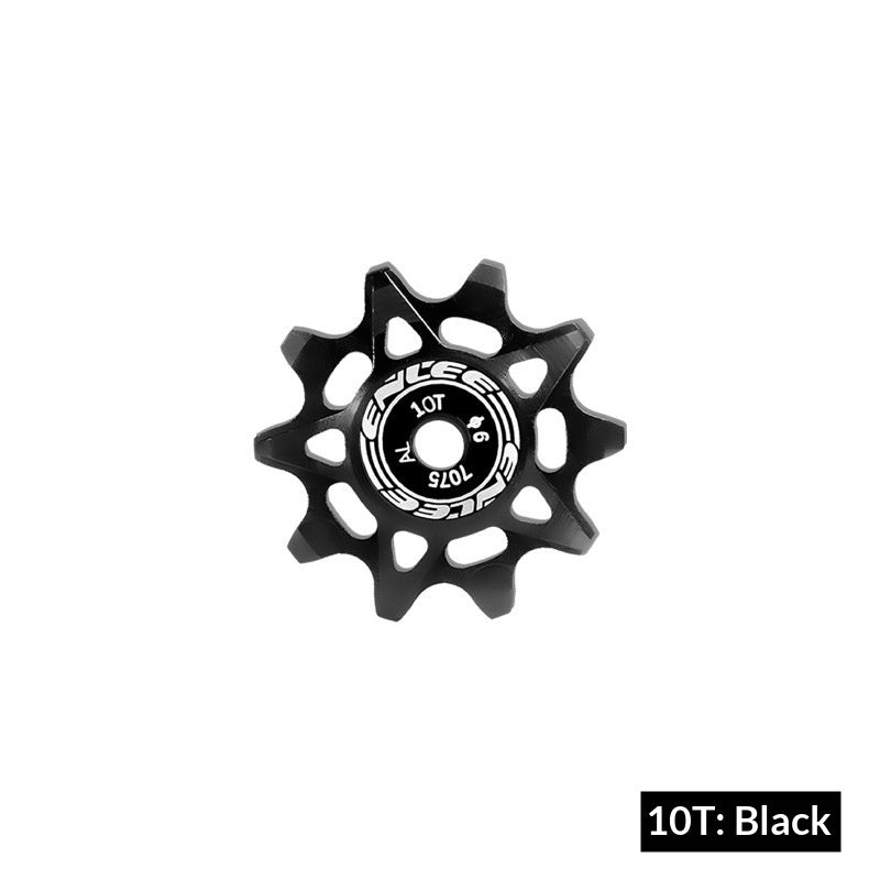 Positive derailleur and negative teeth