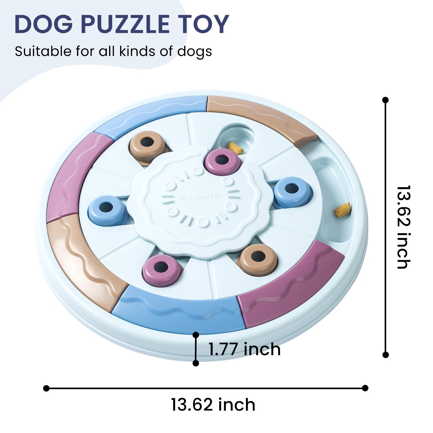 PETMARVEL Jeu interactif de puzzle jeu de chien