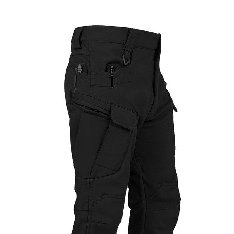 Vente directe en usine Ix7 Pantalon tactique doublé de polaires Veste extérieure d'hiver pour hommes épaissée