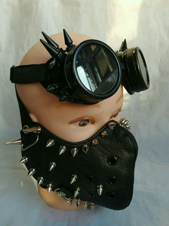 Masque de punk gothique à vapeur