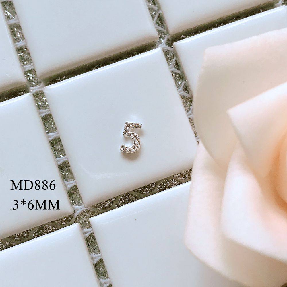 Bijoux simples en alliage de ongles non diamant