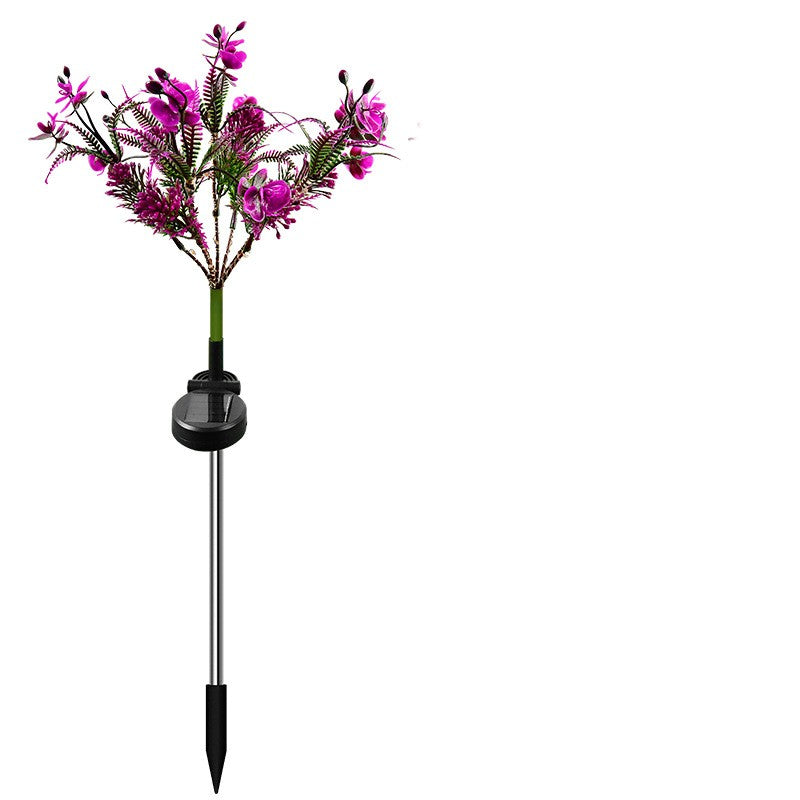 Solar Phalaenopsis Festive Outdoor Lantern