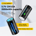 CR123AUSB Grande capacité Type-C 37V Batterie au lithium