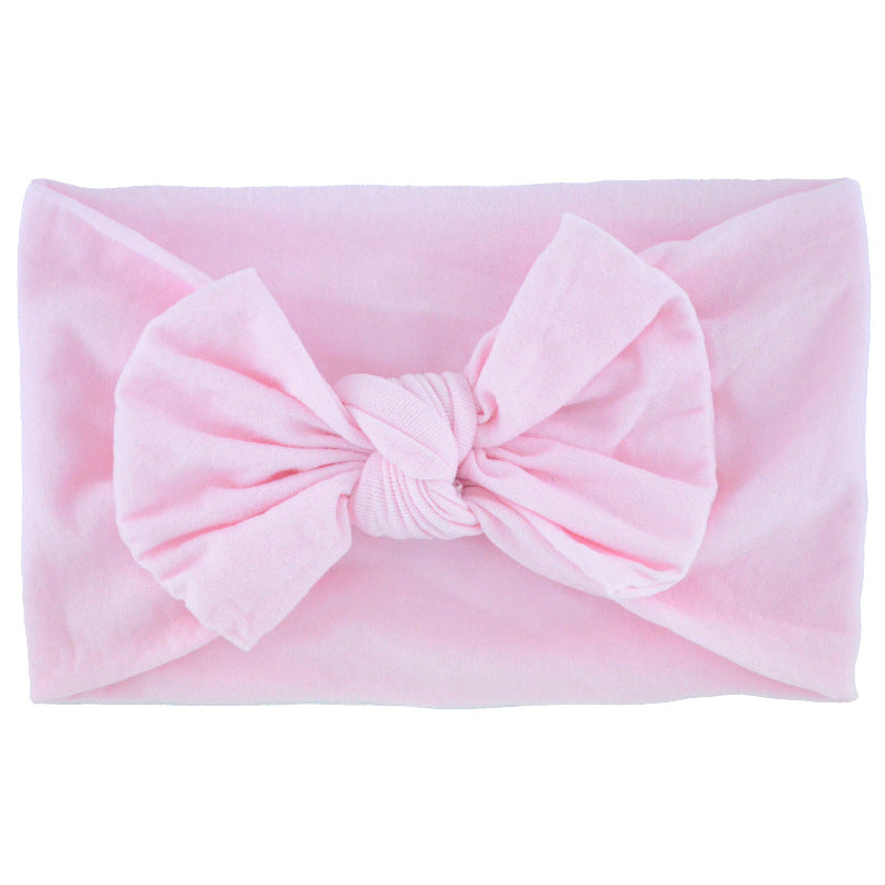 Bandes de tête Super Stretchy Soft Knot avec arcs de cheveux Tête Wrap Accessoires de cheveux pour nouveau-né B