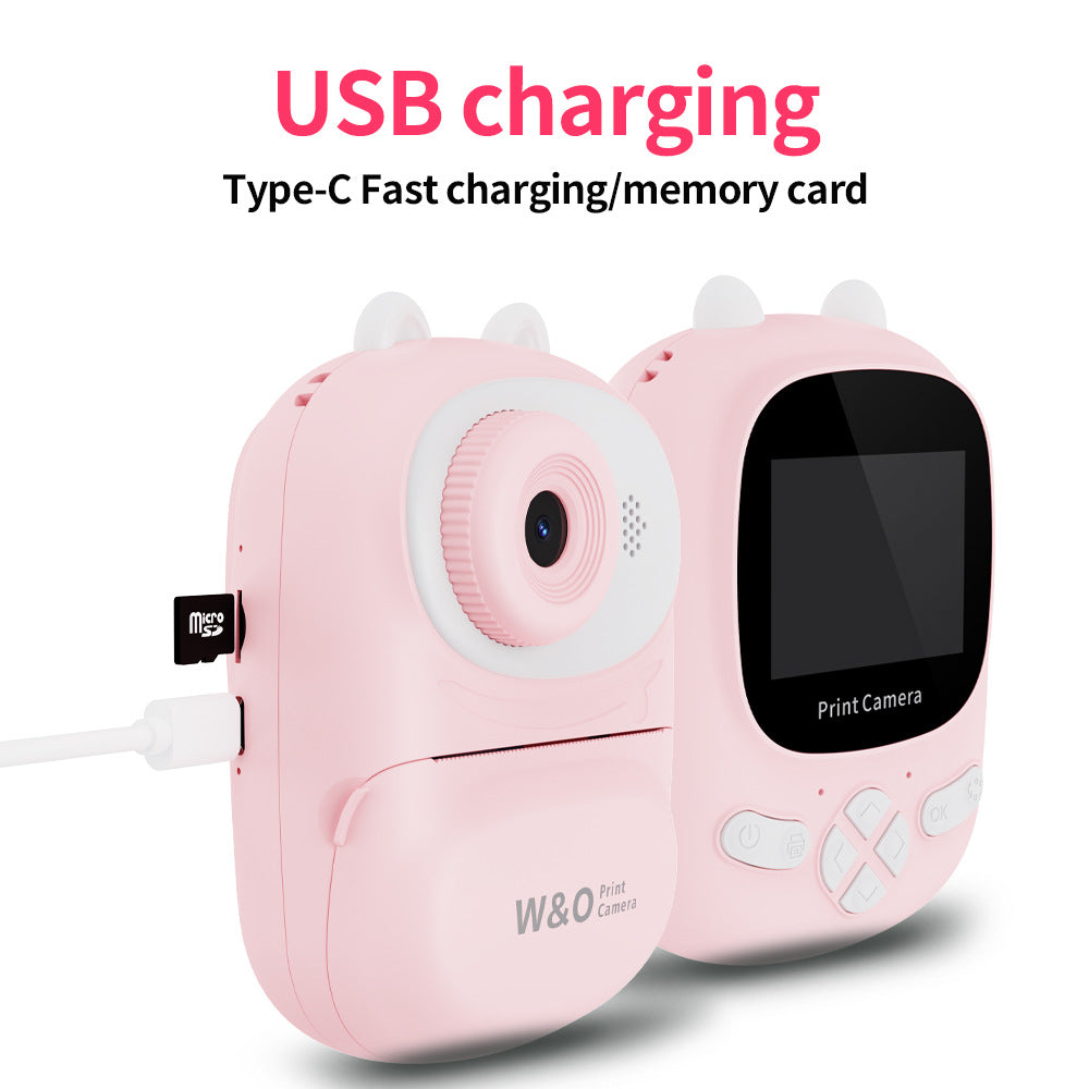 Q2 Caméra pour enfants Polaroid Caméra numérique HD portable