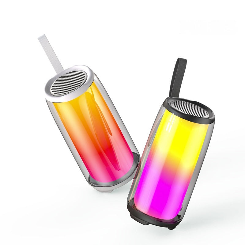 Haut-parleur Bluetooth portable avec une lumière colorée à écran complet
