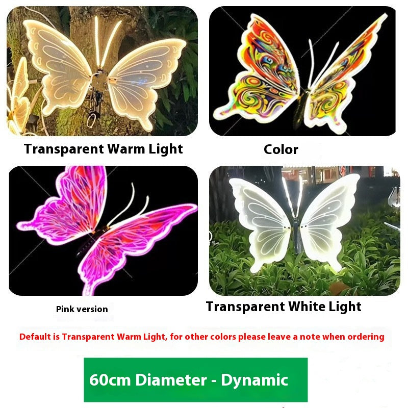 Simulation de papillon Insecte décoratif lumières Park Square Scenic Spot éclaircissant lumière-em
