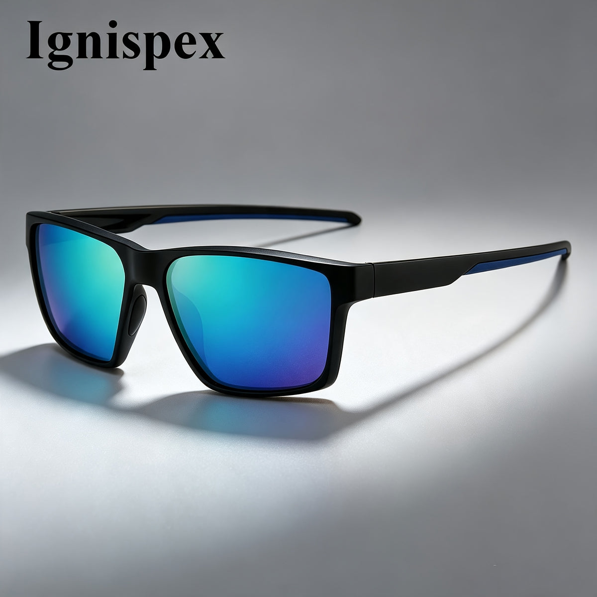 Lunettes de soleil de sport carrées de protection Uv400 pour hommes