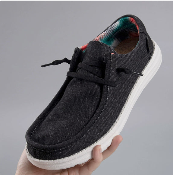 Men's Plus Size Casual Canvas Shoes