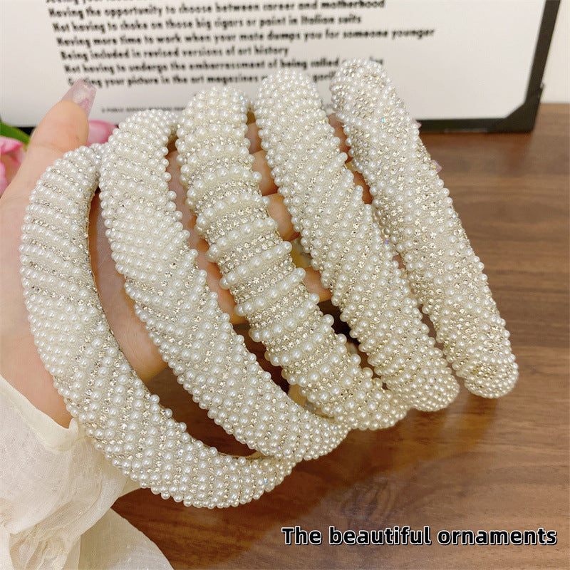 Lourd Industrie Léger Luxury High-grade Perle Headband haute définition